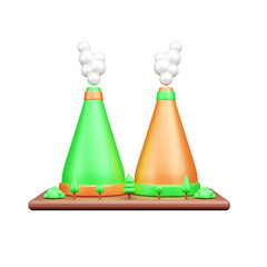 Real State 3d Illustration  Icon