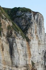 View of the cliffs at Etretat