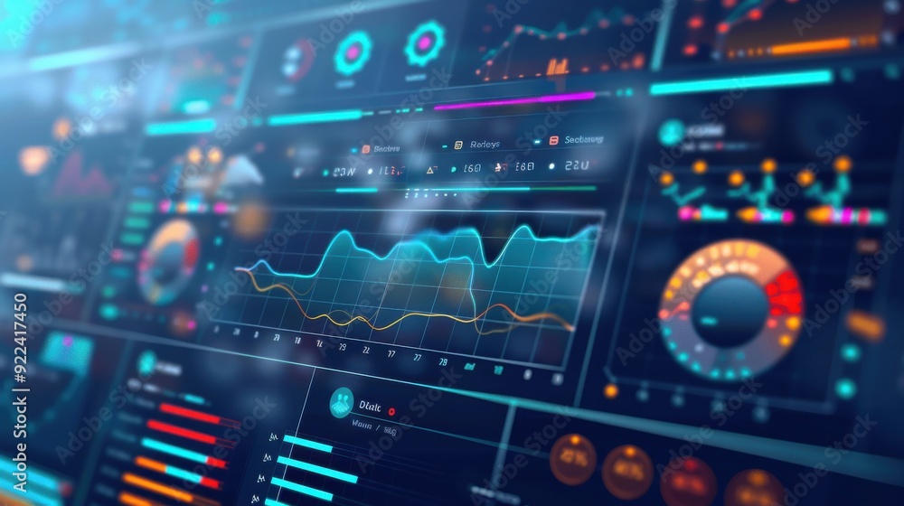 Poster dao operations dashboard with live metrics, transparent and automated.