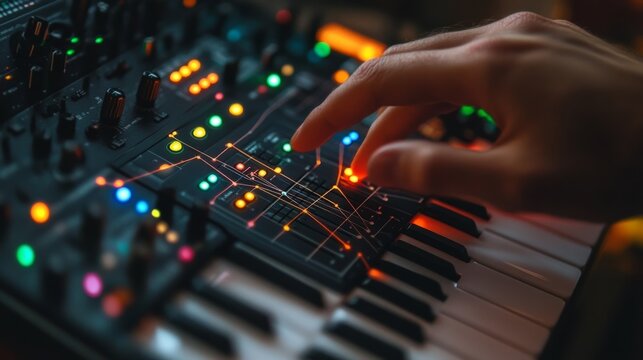 MIDI controller remix with vibrant connectivity.