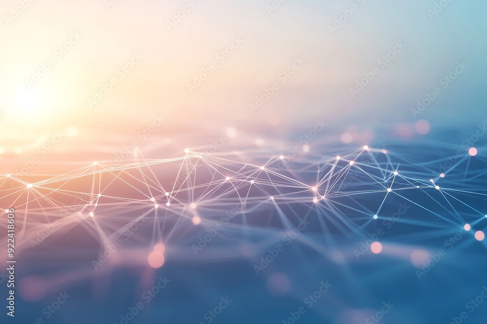 Poster technology background concept for internet and elements
