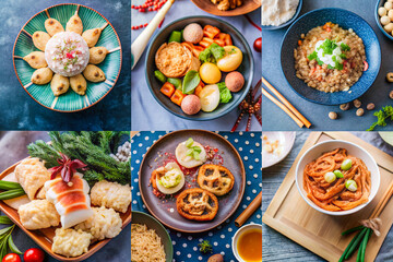 set of sushi