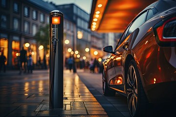 Electric Car Chargers in Urban Environment