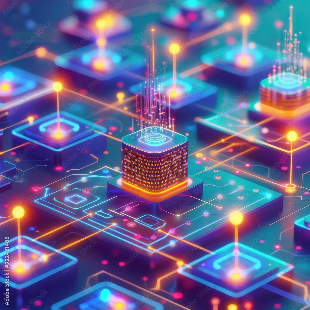 Poster decentralized hosting platform with peer-to-peer networks, robust and reliable.
