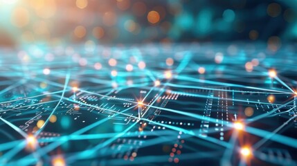 Decentralized internet infrastructure with distributed nodes, robust and secure.