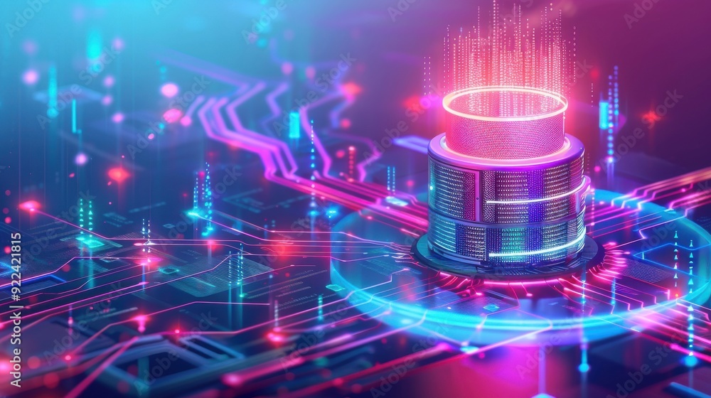 Poster decentralized storage solutions with ipfs integration, secure and scalable.