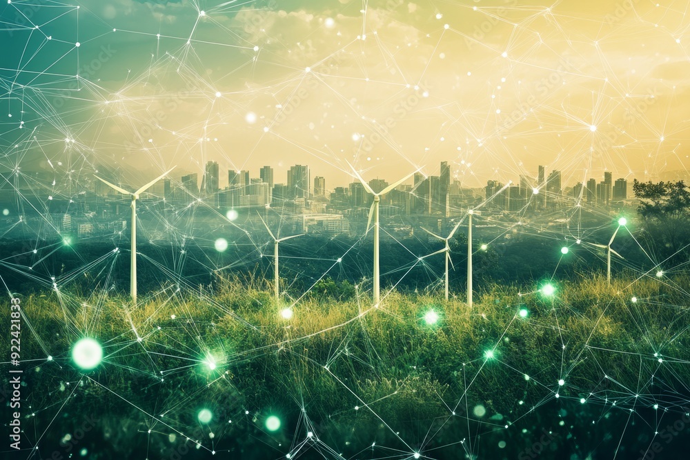 Poster with generative ai, we can reduce pollution by utilizing renewable resources and reduce carbon emiss