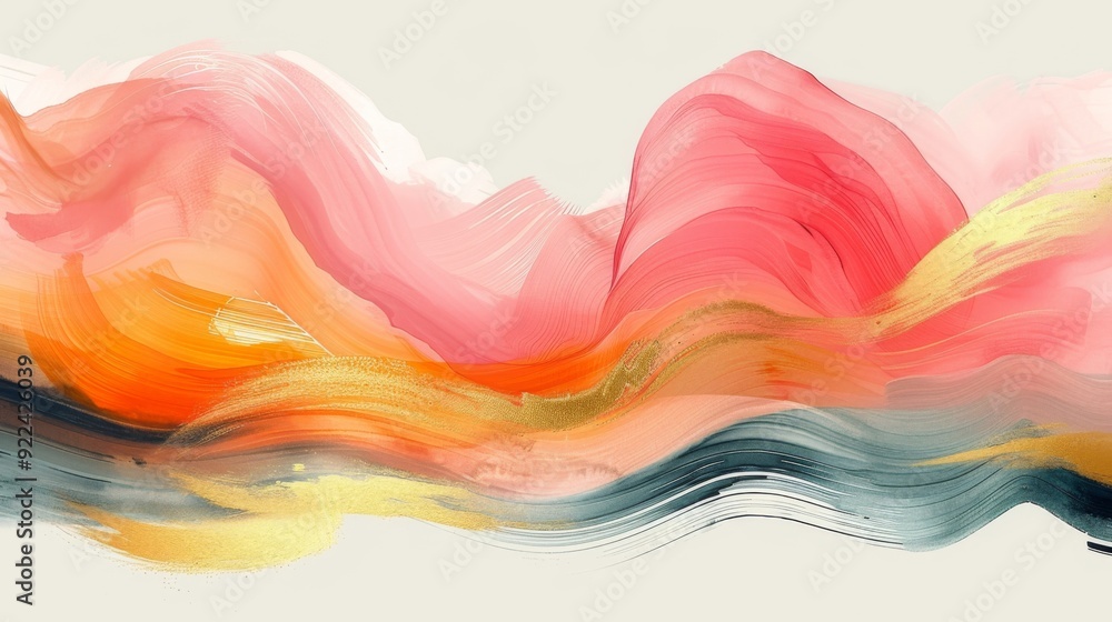 Poster craft an abstract interpretation of easter joy, using vibrant colors and dynamic shapes to evoke a s