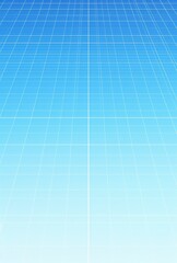 Obraz premium Blue Grid Pattern with White Borders on Light Sky-Blue Background 