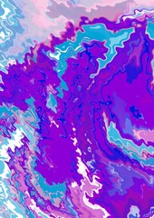 Abstract purple Colorful Fluid Marble Background