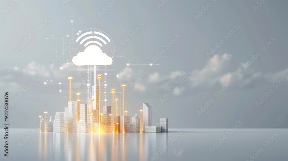 Poster edge computing with 5g for real-time data processing, fast and efficient.