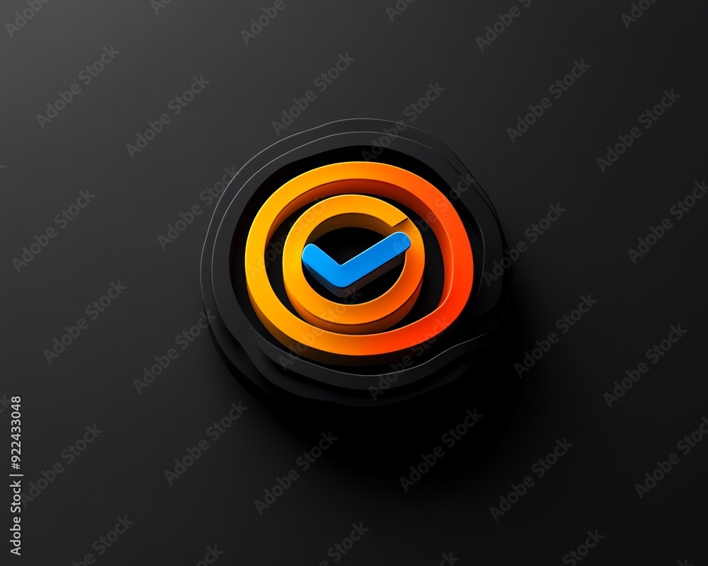 Poster a d search engine logo surrounded by swirling data streams, symbolizing the constant flow of informa