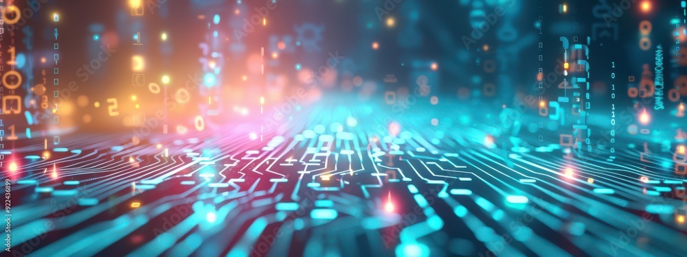 Aufkleber encryption keys, holographic data visualization, futuristic secure communication, sleek design