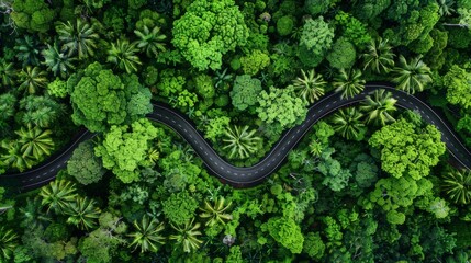 Obraz premium Design a road that twists and loops in on itself, creating a series of interlocking knots impossible to navigate.