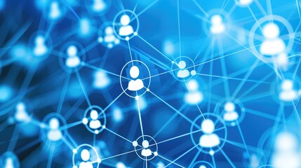 Contemporary Blue Gradient Social Media Background Design for Digital Platforms, Showcasing Trendy Hues and Modern Aesthetic for Social Networking Sites