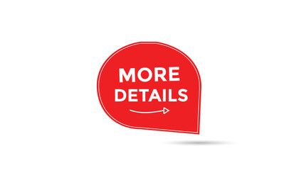 More details button web banner templates. Vector Illustration 
