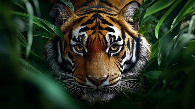A wildlife-themed image of a tiger stalking through the jungle, symbolizing stealth and strategy.