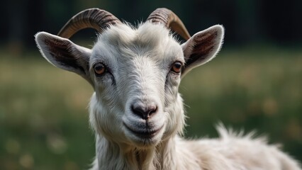 Fototapeta premium portrait of a goat