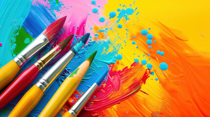Obraz premium creativity wallpaper, vibrant