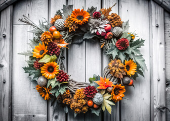 wreath of flowers