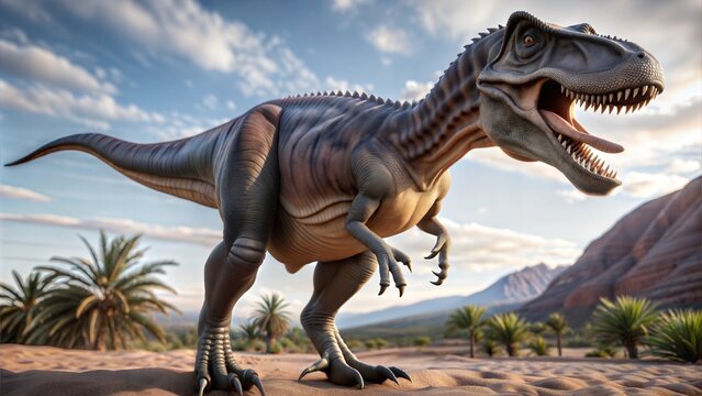 abelisaurus dinosaur background