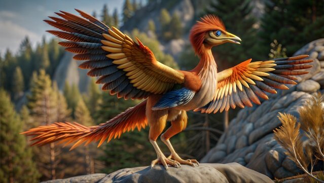 原画】Archaeopteryx don't know the kimono. Archaeopteryx Pictures