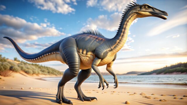 deinocheirus dinosaur background