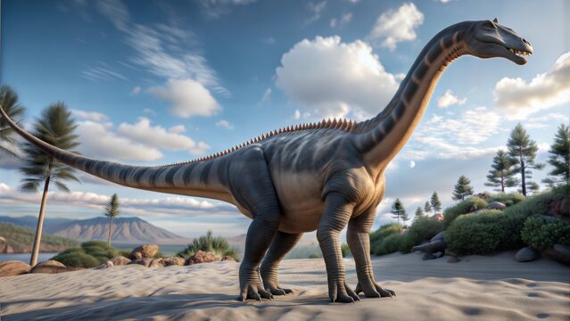 camarasaurus dinosaur background