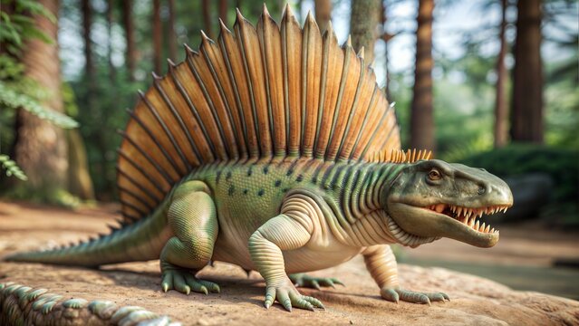 dimetrodon dinosaur background
