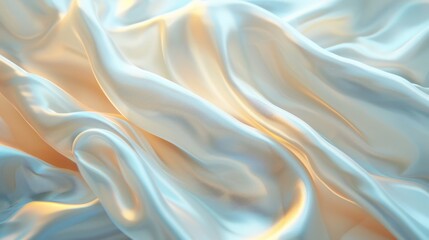 Obraz premium Silk with a gentle flow (focus on, ultimate comfort, dynamic, Overlay, Fashion house)