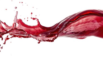Red Liquid Splash