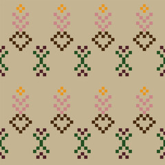 seamless pattern with flowers