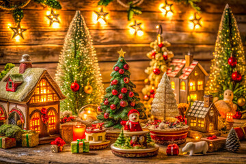 christmas tree with presents