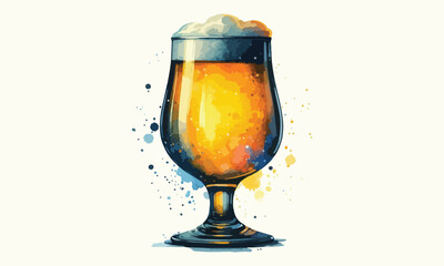 beer mug, free drink, watercolor mugs of beer, alcohol drinks, hand drawn, watercolor mugs of beer, watercolor beer mug