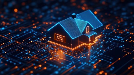 Smart Home Technology Concept