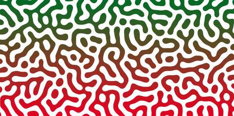 Abstract Turing organic wallpaper with background. Turing reaction diffusion monochrome seamless pattern with chaotic motion. Natural seamless line pattern. Linear design with biological shapes.