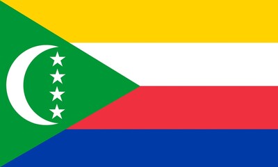country flag, Comoros flag, illustration of Comoros flag, illustration of country flag