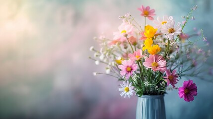 arrangement of fresh flowers in a vase