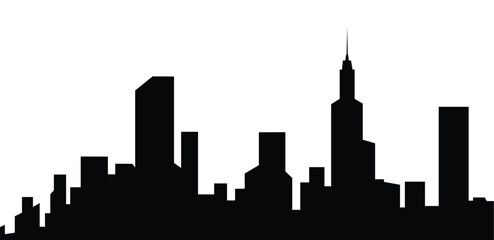 City Skyline Silhouette.