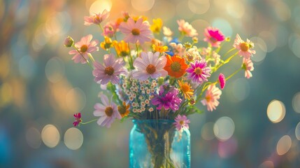 arrangement of fresh flowers in a vase