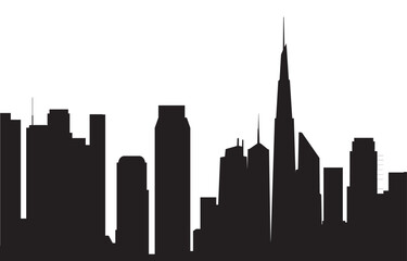 City Skyline Silhouette.