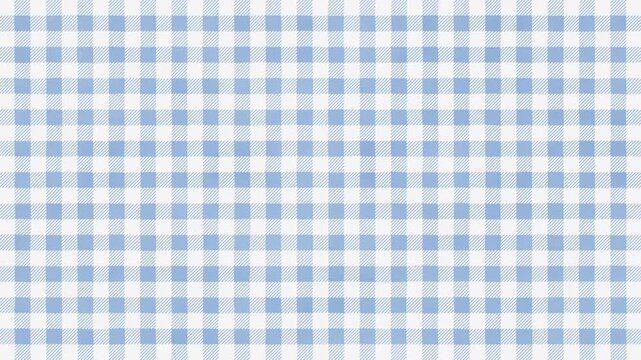 Colored fabric pattern motion background. Blue, purple, pink, red, yellow, green plaid animated background. Gingham, textile, pattern, grunge, tile.