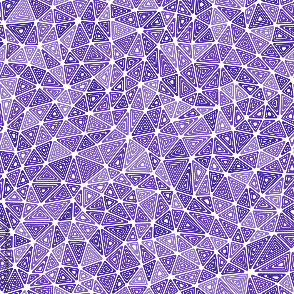 Poster triangulation geometric shapes background. compact triangles size. multiple repeated inner triangles