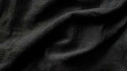 Black Textured Fabric