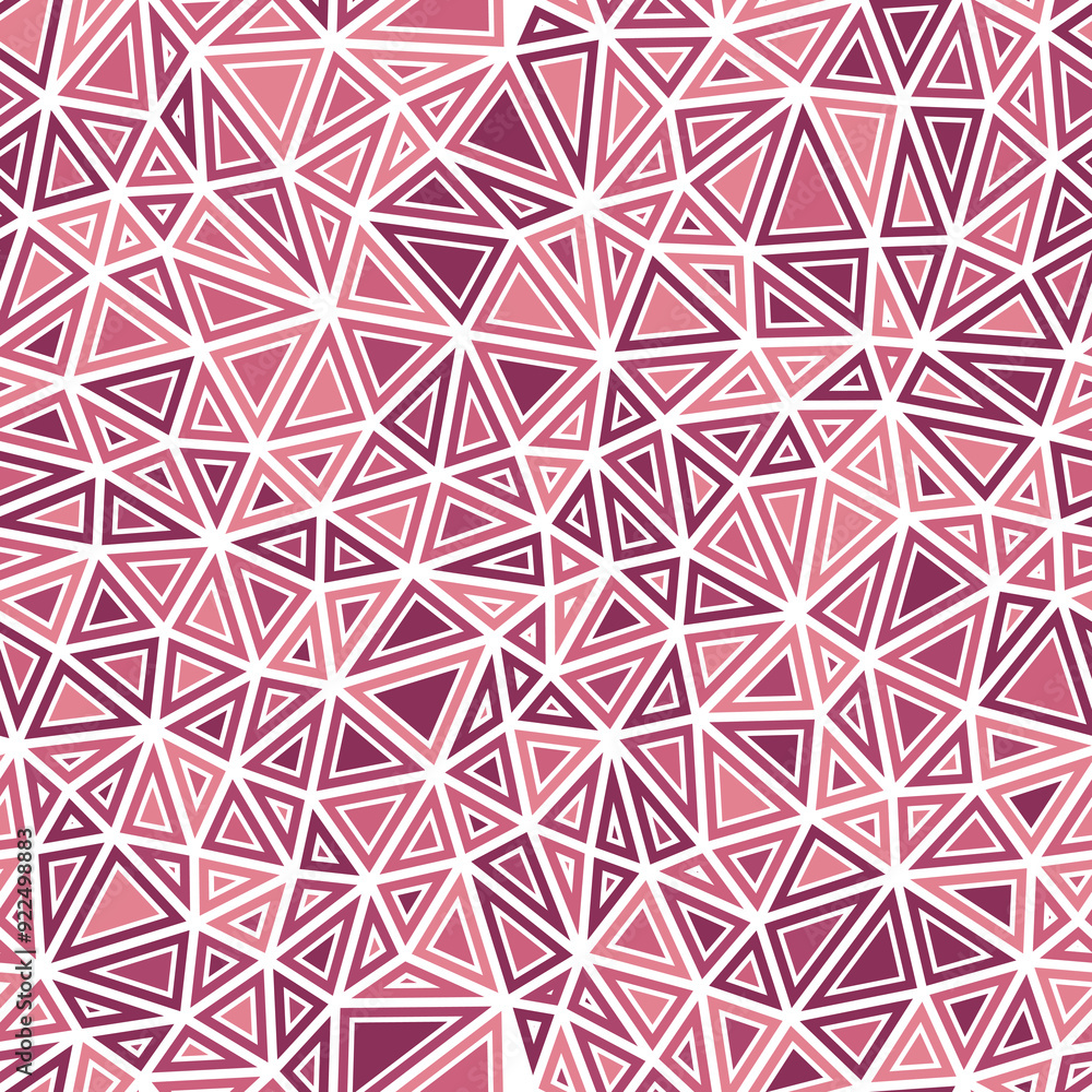 Poster minimalistic triangles background. small triangles size. solid shapes in frames. mono tone colored s