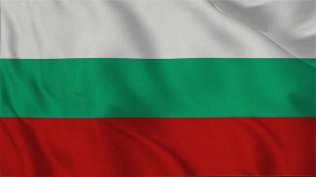 Bulgaria waving flag, Bulgaria 3D flag, Flag of Bulgaria waving Animation, Bulgaria waving flag 4K Footage