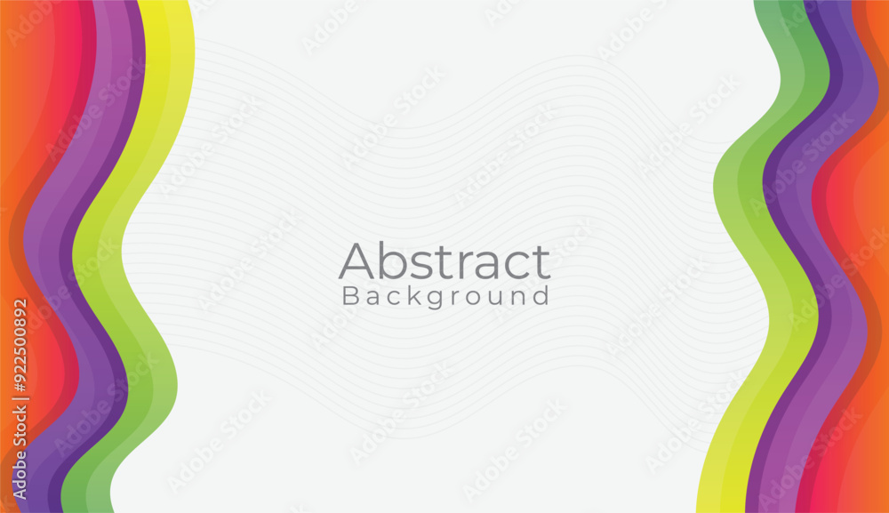 Poster abstract wave background design with gradient color. water wave wallpaper design. gradient color wav