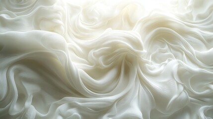 Obraz premium Ornate wind gust with intricate whorls, shimmering light effects, bright spotlight, isolated white background