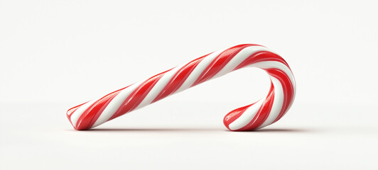 Obraz premium Candy cane on a white background