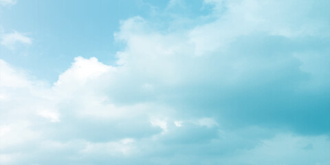 sunny sky blue light watercolor background. Aquarelle painting brush effect card paper textured canvas cloudy smoke space for text, entertaining card, template. aquamarine color graphics illustration